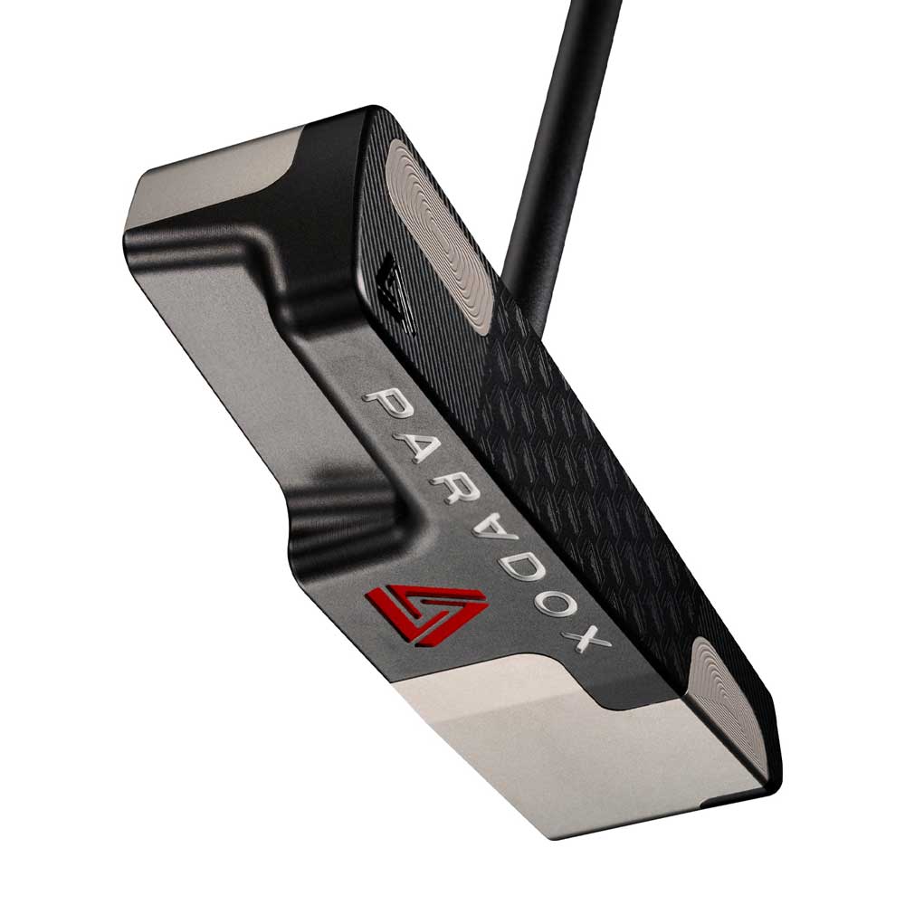 BGT Paradox Blade Putters with 'Paradox' branding on a white background