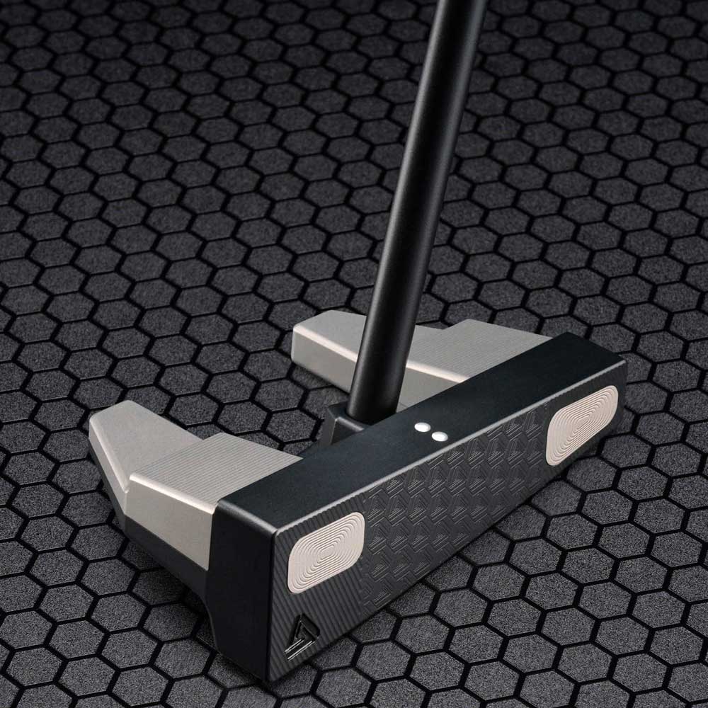 BGT Paradox Mallet Putter on a textured black surface in Bangkok