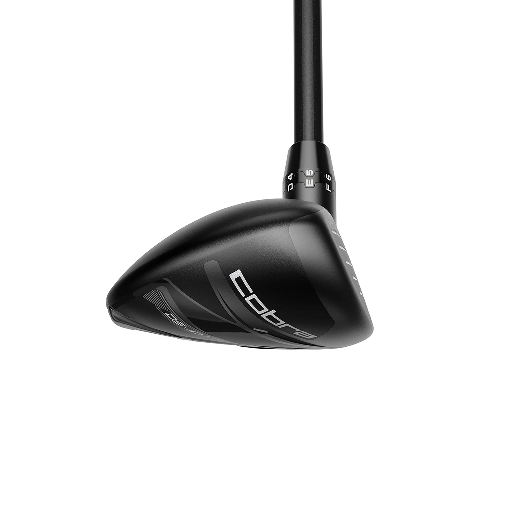 Black golf club head with 'Callaway' branding on a white background