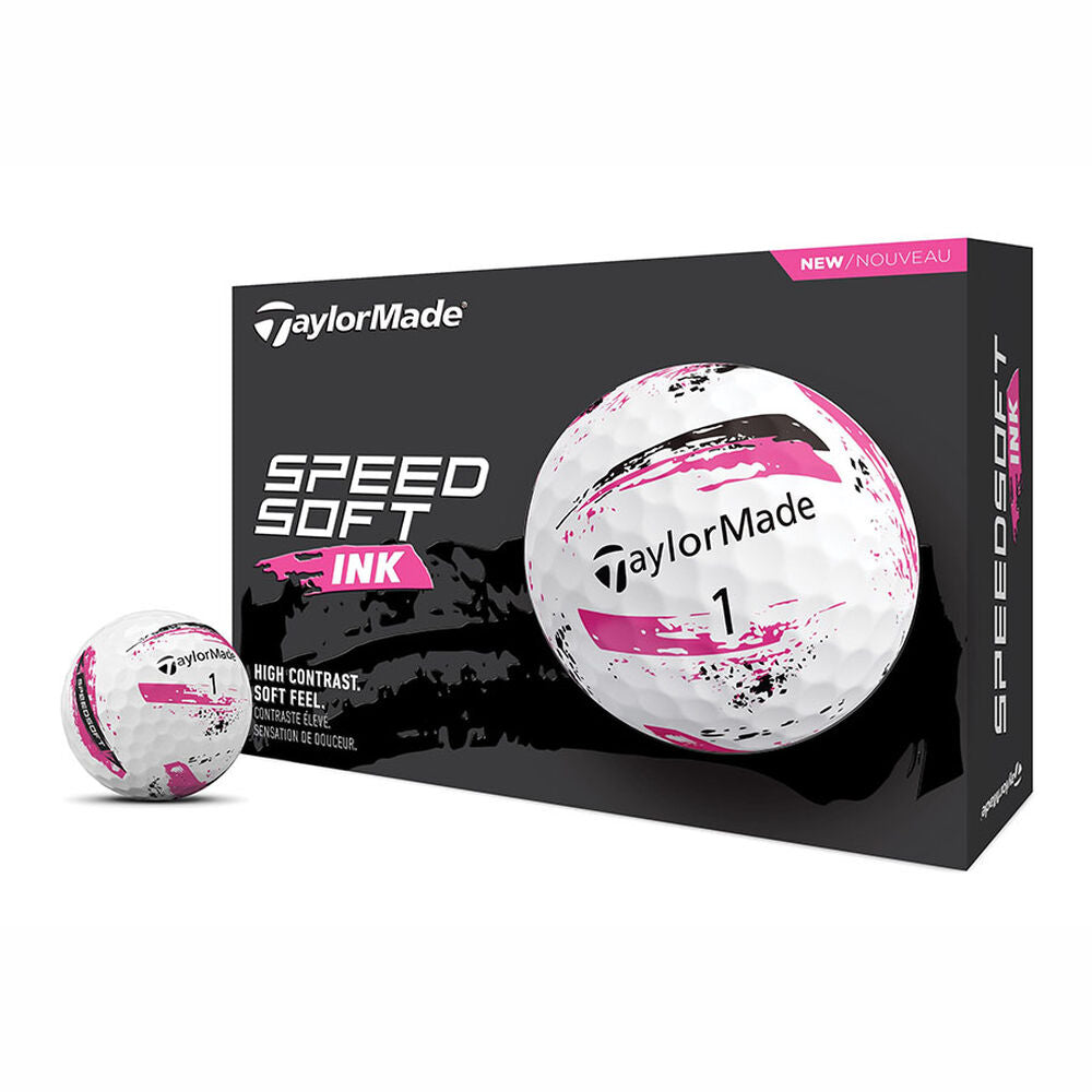 SpeedSoft Pink Ink Golf Balls Box