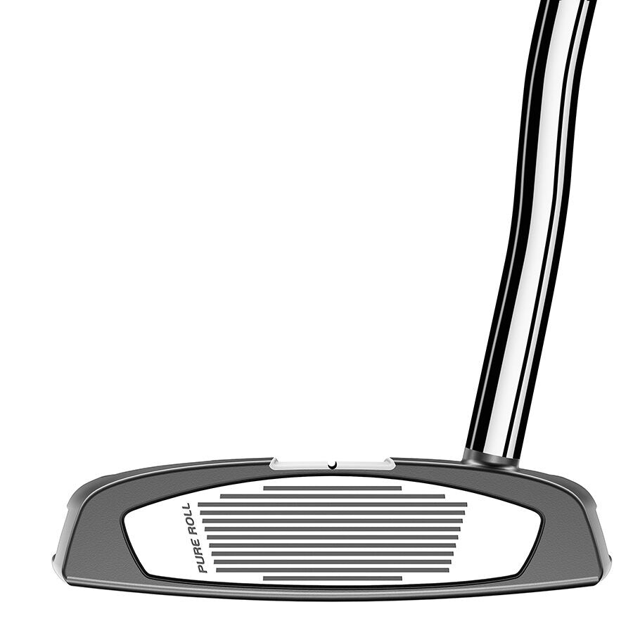 Golf putter with a white background