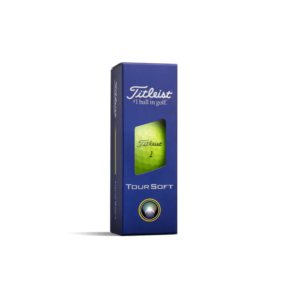 Titleist 2026 Tour Soft Yellow Golf Balls Sleeve