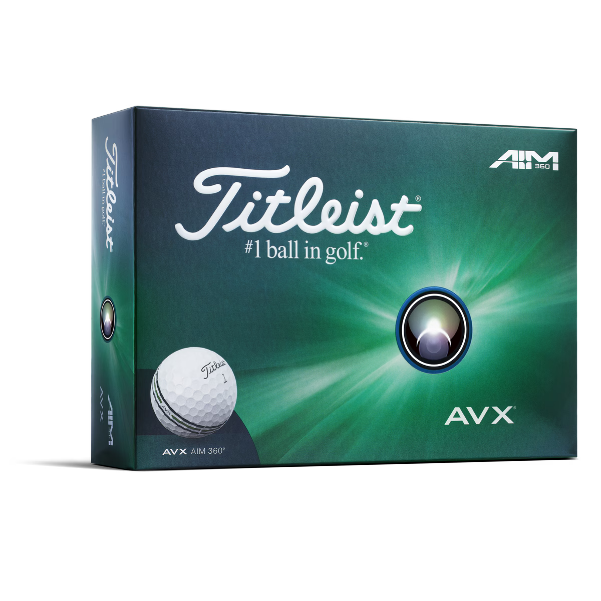 Titleist AVX AIM 360 Golf Balls Box