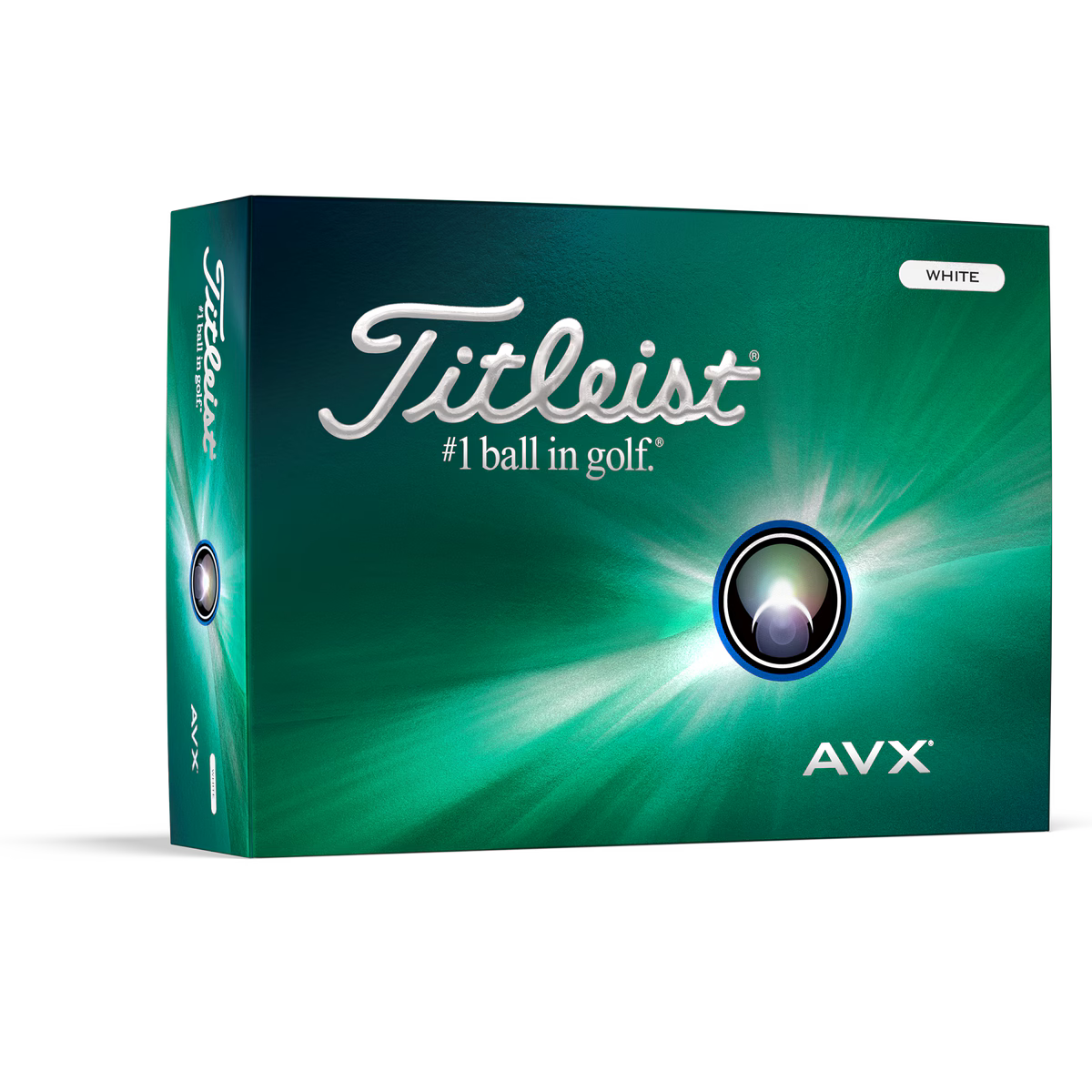 Titleist Pro AVX White Golf Balls Box