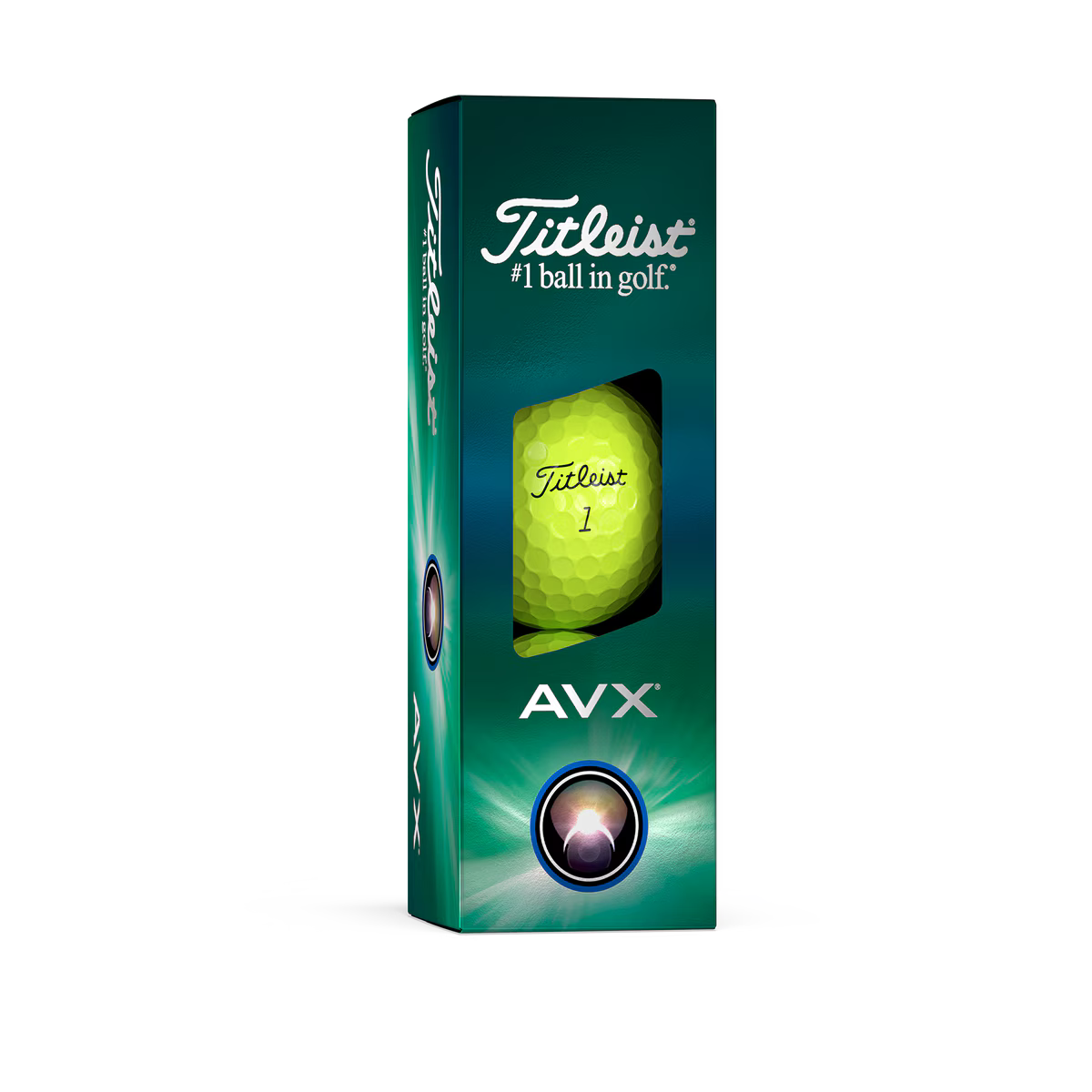 Titleist AVX Yellow Golf Balls Sleeve