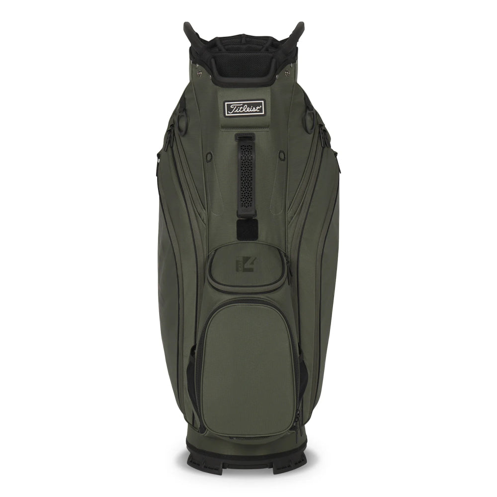 Titleist Cart 14 Bag (Cypress/Black) Handle and Pocket View