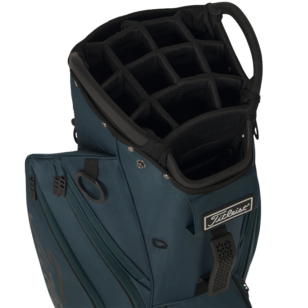 Titleist Cart 14 Bag (Monterey/Black) Divider Close Up View