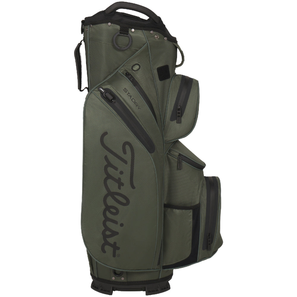 Titleist Cart 14 StaDry Bag (Cypress/Black) Side View