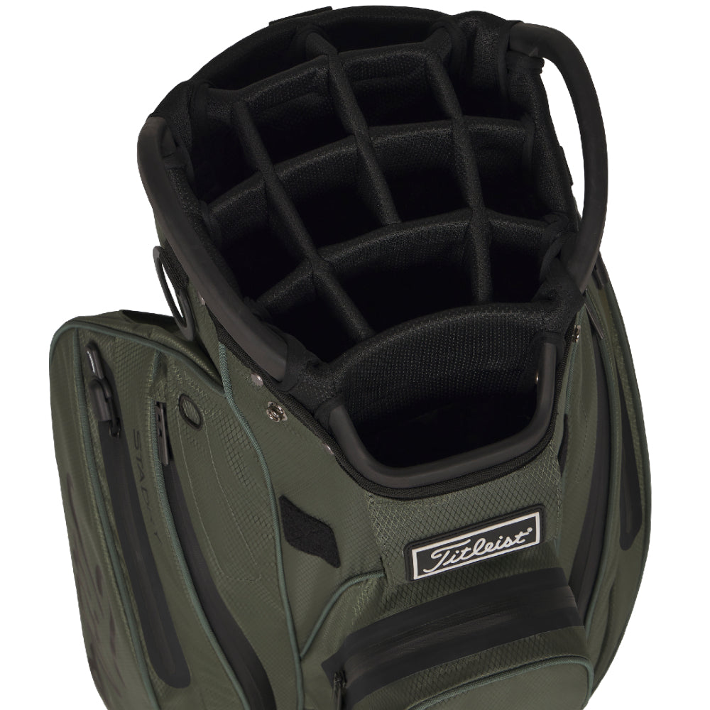 Titleist Cart 14 StaDry Bag (Cypress/Black) Divider View
