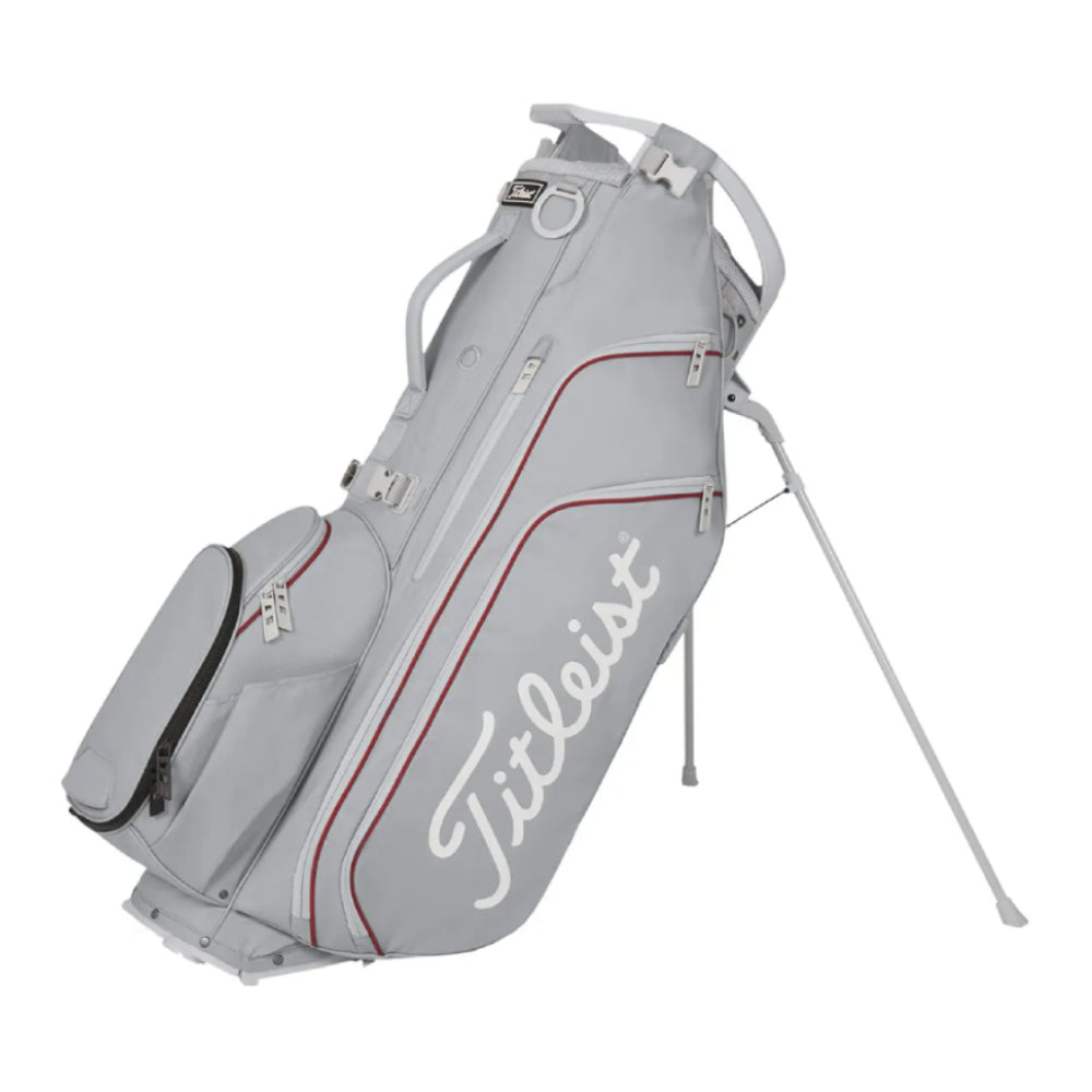 Titleist Hybrid 14 Stand Bag (Cool Gray/Crimson/White) Main View