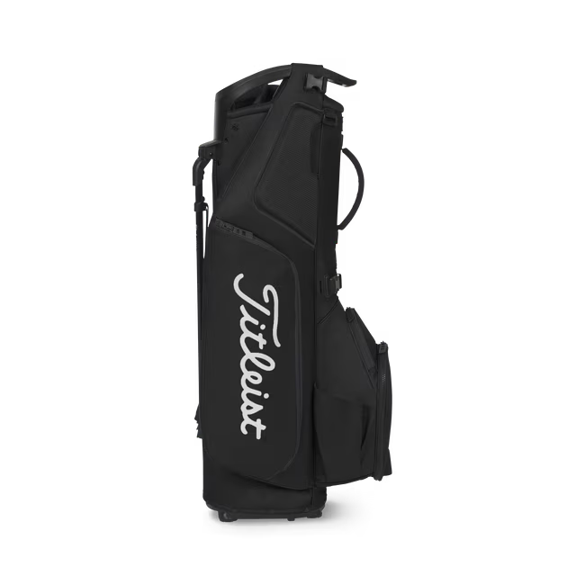 Titleist Hybrid 5 Stand Bag (Black/Graphite) Side View