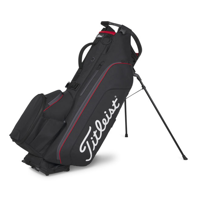 Titleist Hybrid 5 Stand Bag (Black/Red) Main View
