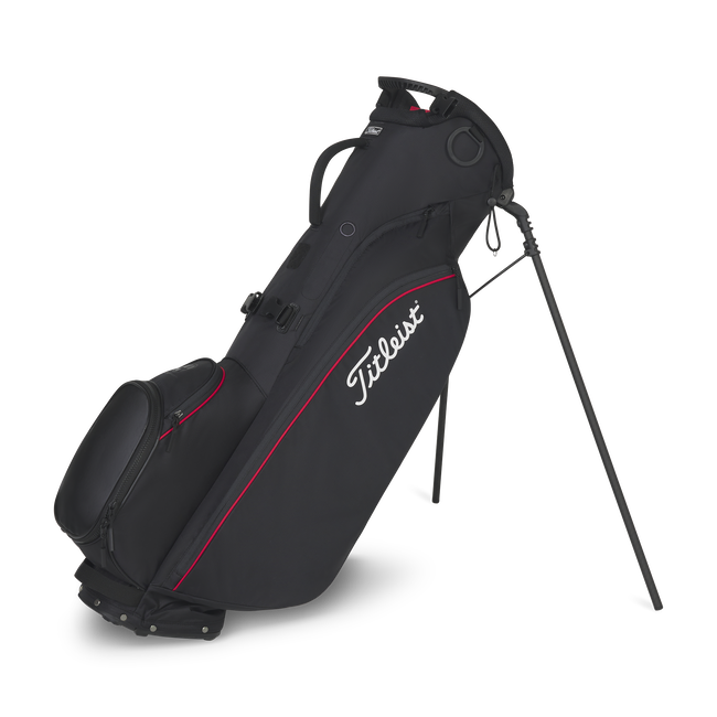 Titleist Players 4 Carbon Stand Bag (Black/Red) Main View