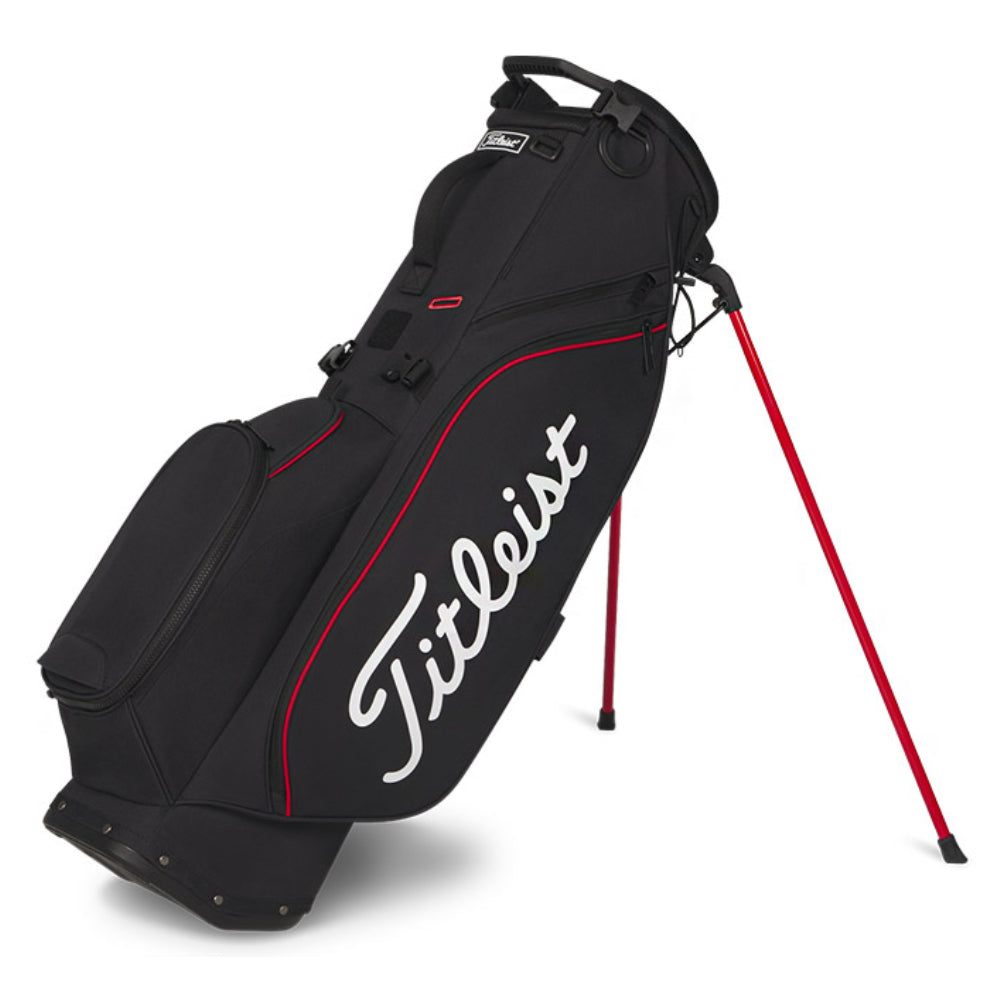 Titleist Players S 4 Stand Bag (Black/Red) Main View