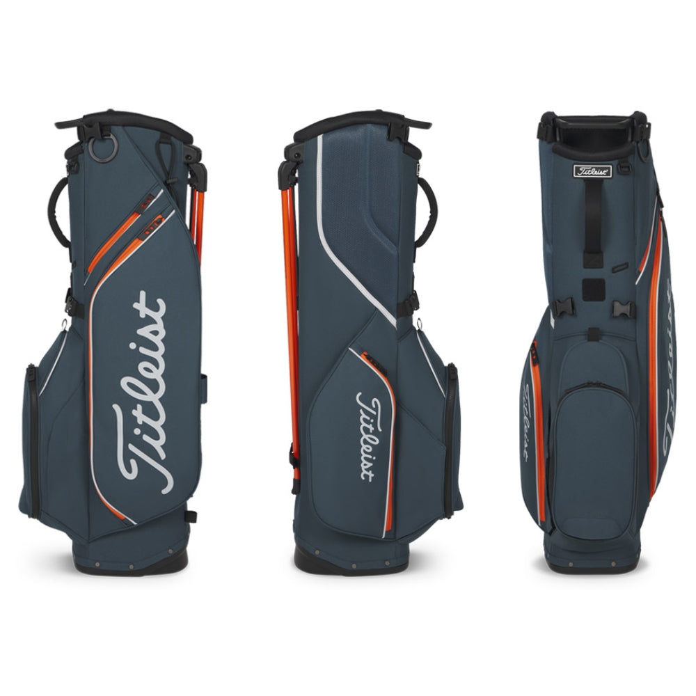 Titleist Players S 4 Stand Bag (Monterey/Flame/White) View of all sides