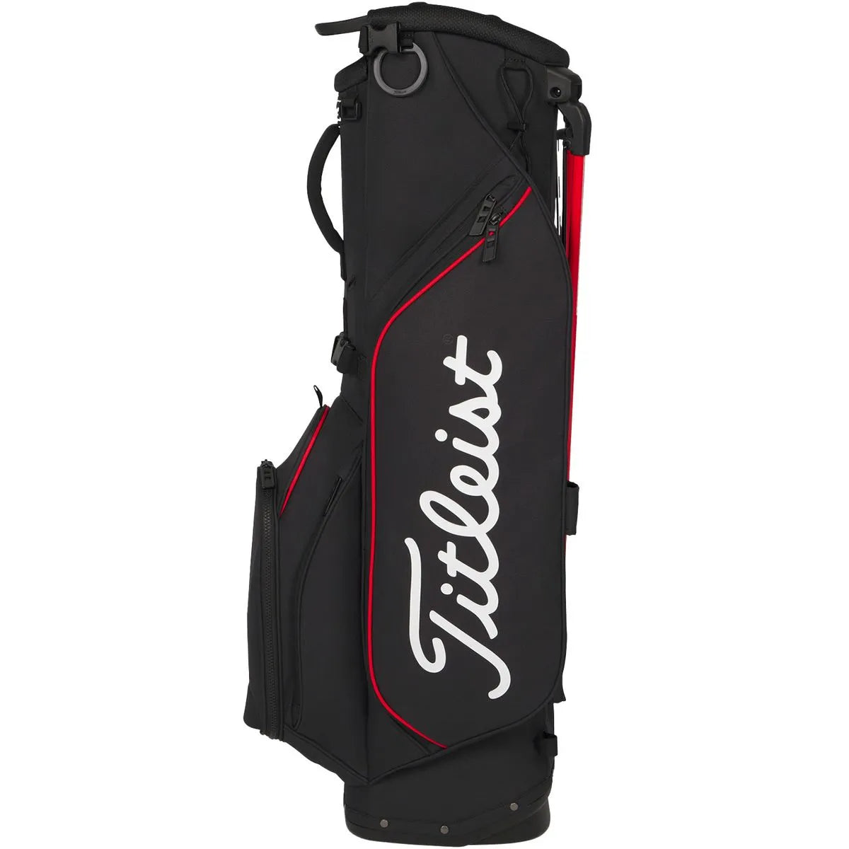 Titleist Players S 5 Stand Bag (Black/Red) Side View
