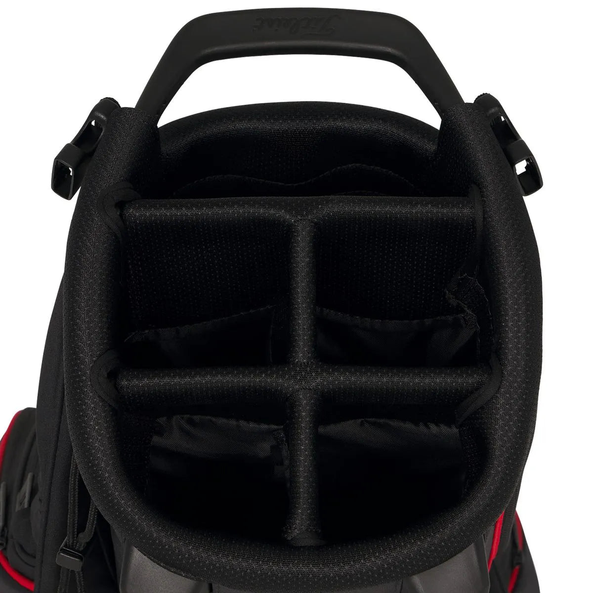 Titleist Players S 5 Stand Bag (Black/Red) Divider View