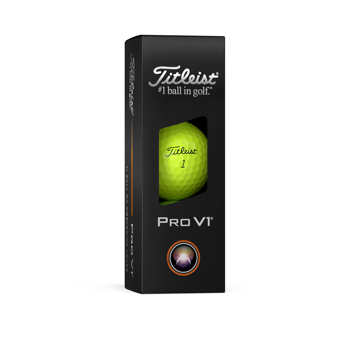 Titleist Pro V1 Yellow Golf Balls Sleeve