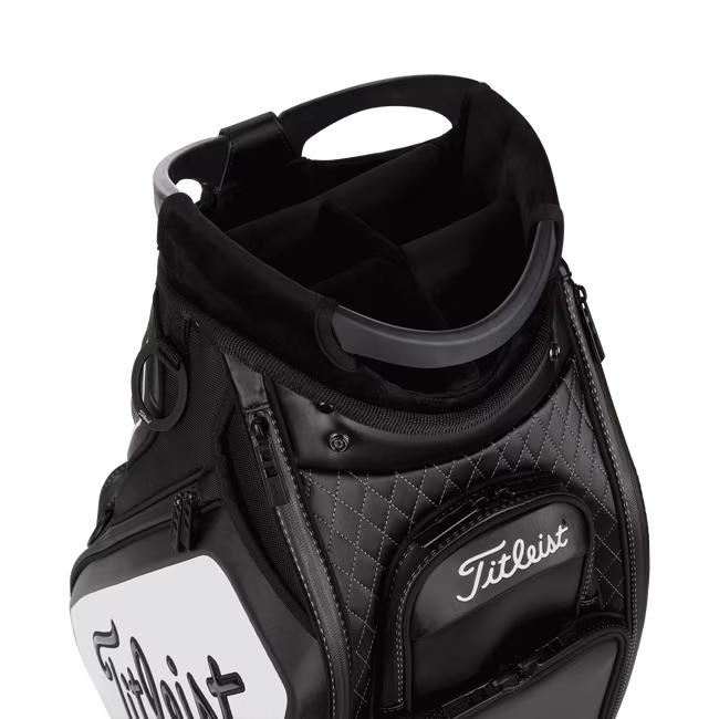 Titleist Tour Bag Carry Handler and Divider Close Up