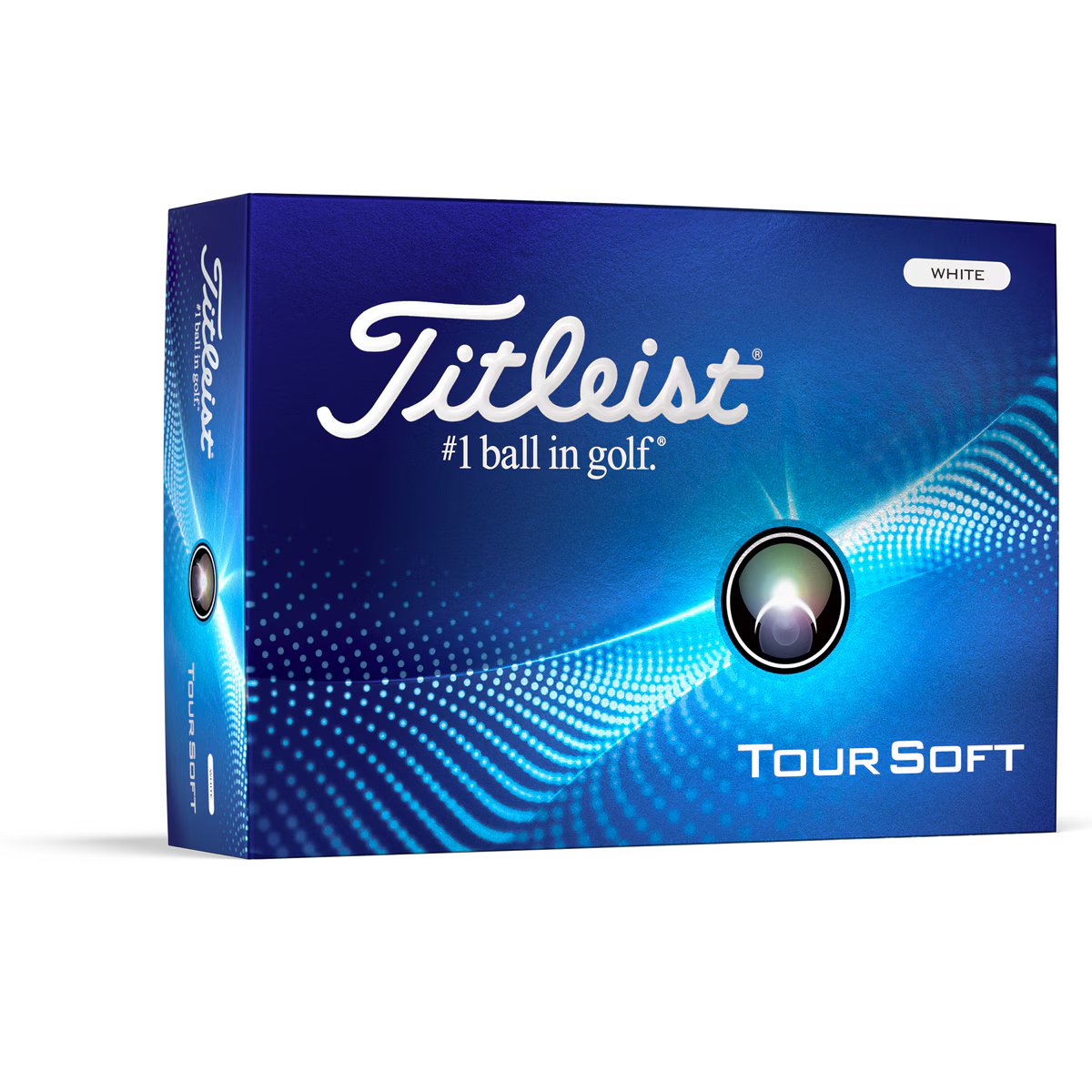 Titleist Tour Soft White Golf Balls Box