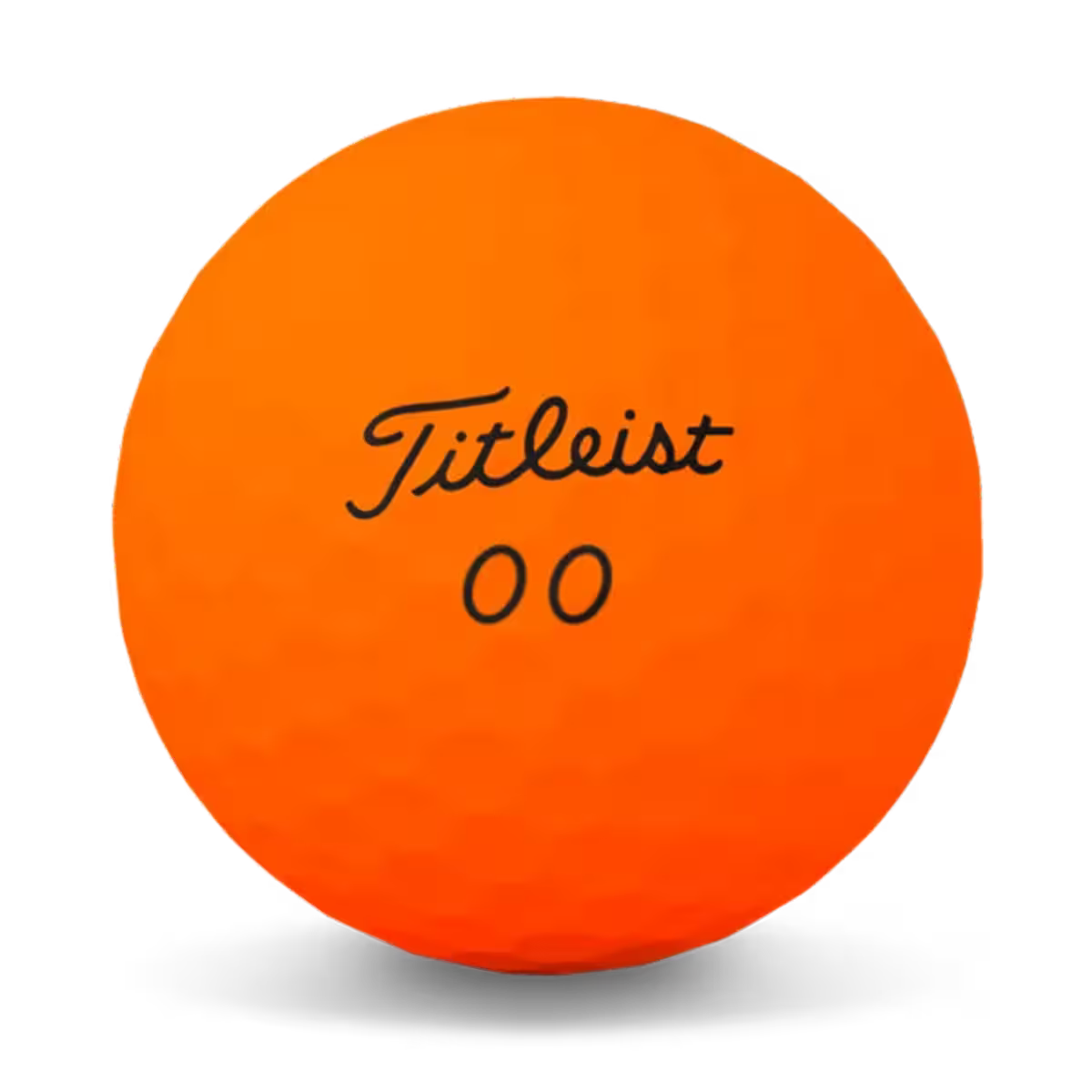 Titleist Velocity Matte Orange Golf Balls Main View with Logo