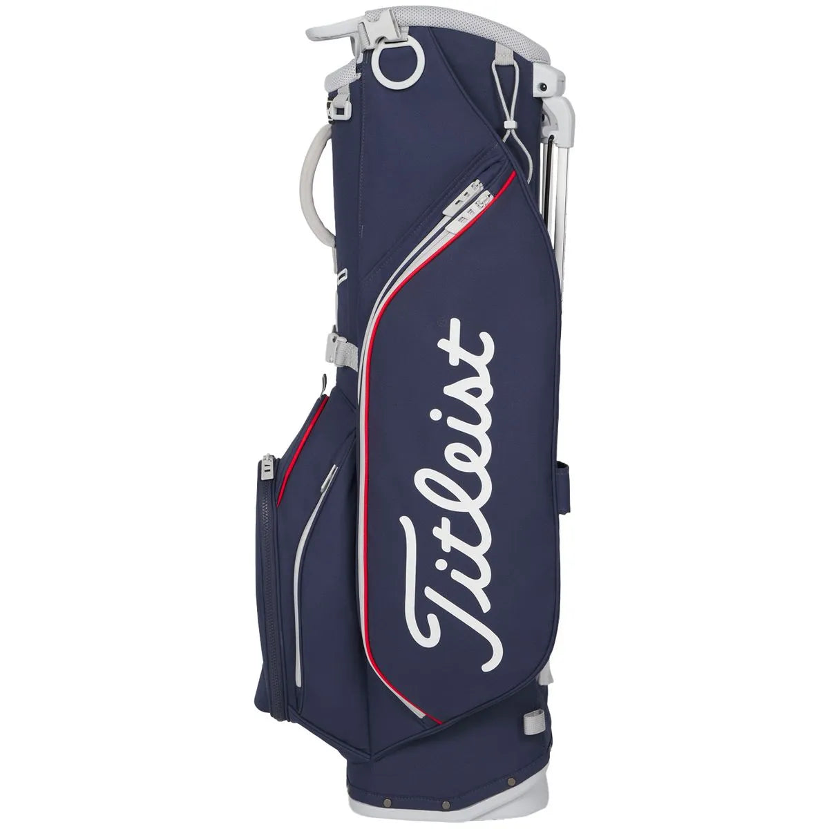 Titleist Players S 5 Stand Bag (Navy/Red/White) Side View