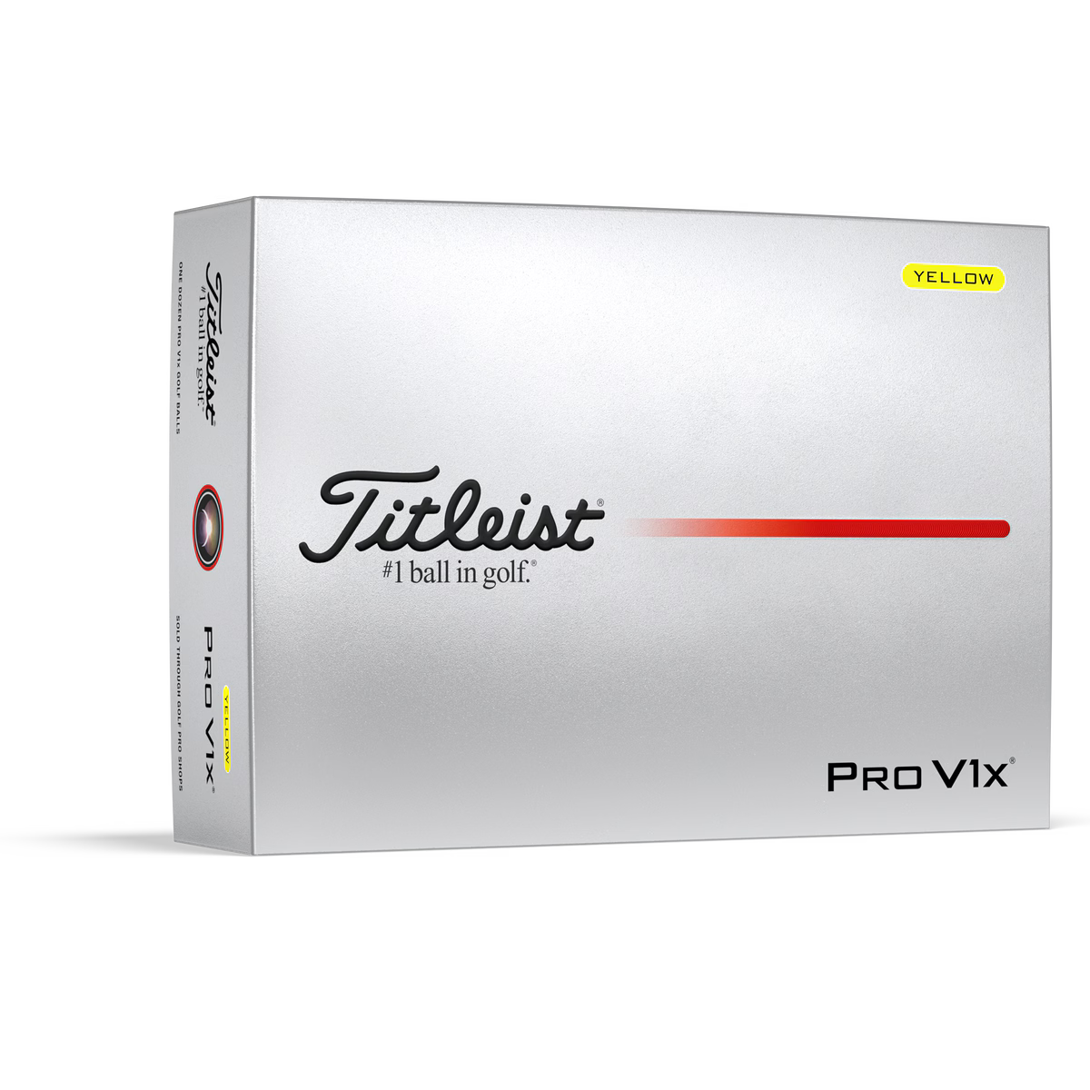 Titleist Pro V1x Yellow Golf Balls Box