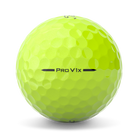 Titleist Pro V1x Yellow Golf Balls Side View