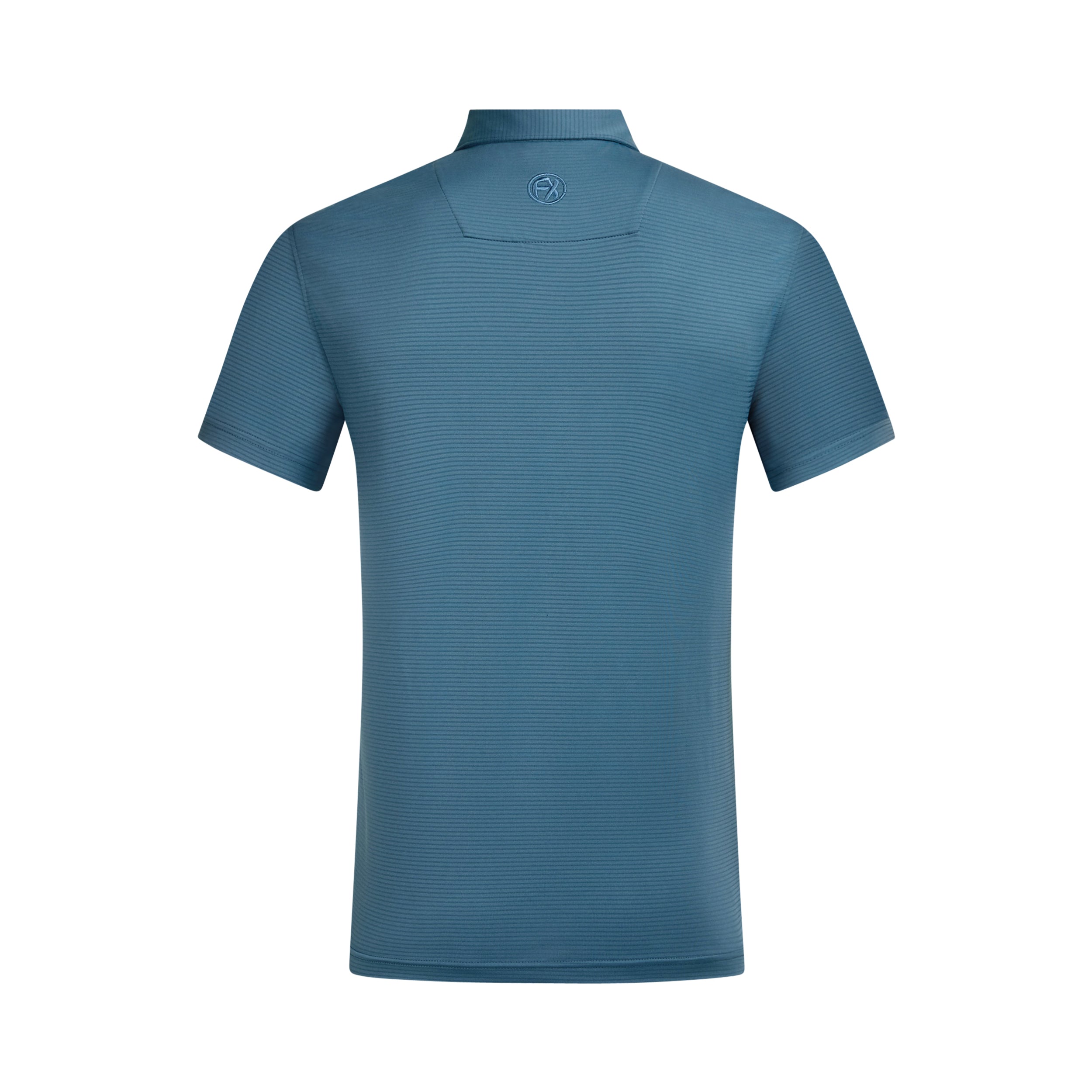 Fenix XCell  blue performance golf polo featuring moisture-wicking fabric and tailored athletic fit.