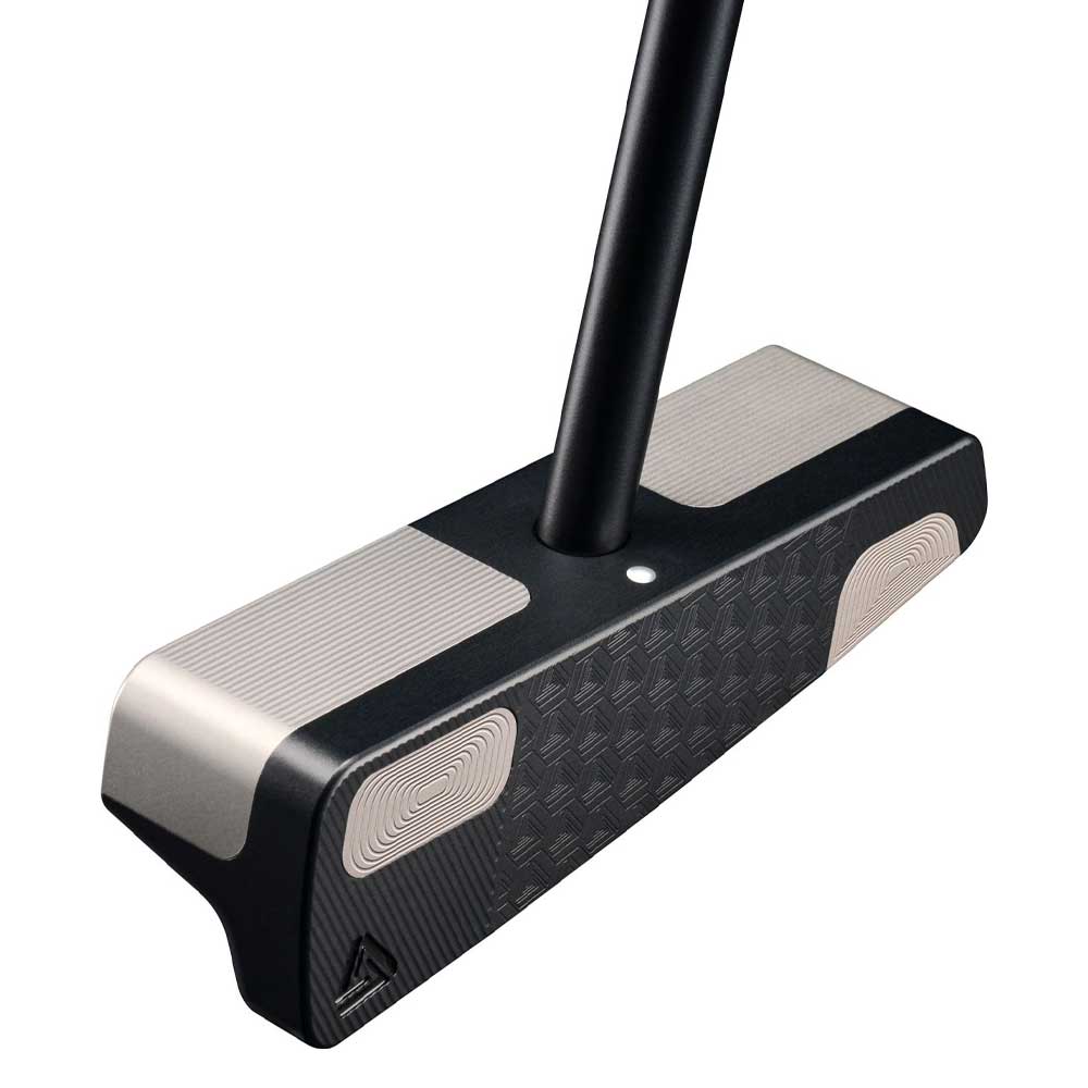 BGT Paradox Blade Putters with black and silver design on a white background