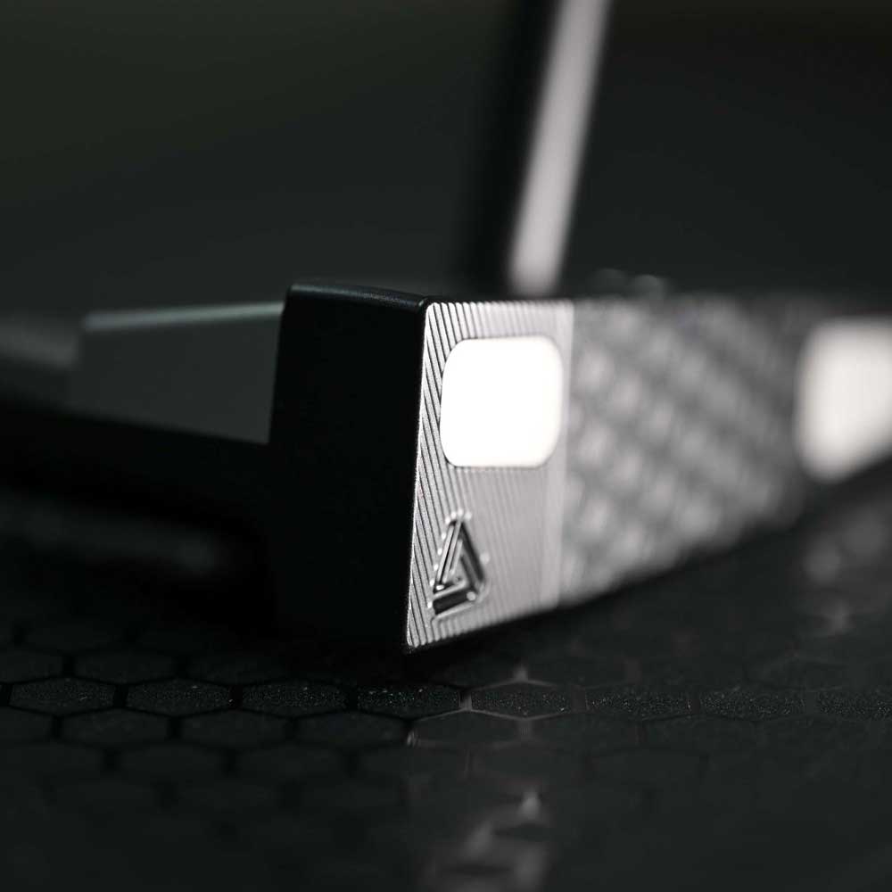 Close-up of a BGT Paradox Mallet Puttert with a textured surface in Thailand