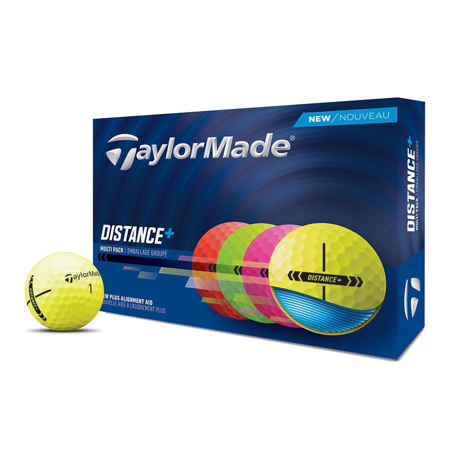 TaylorMade Distance+ Multi-Pack Golf Balls Box