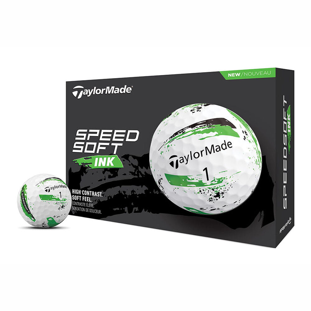 SpeedSoft Green Ink Golf Balls Box