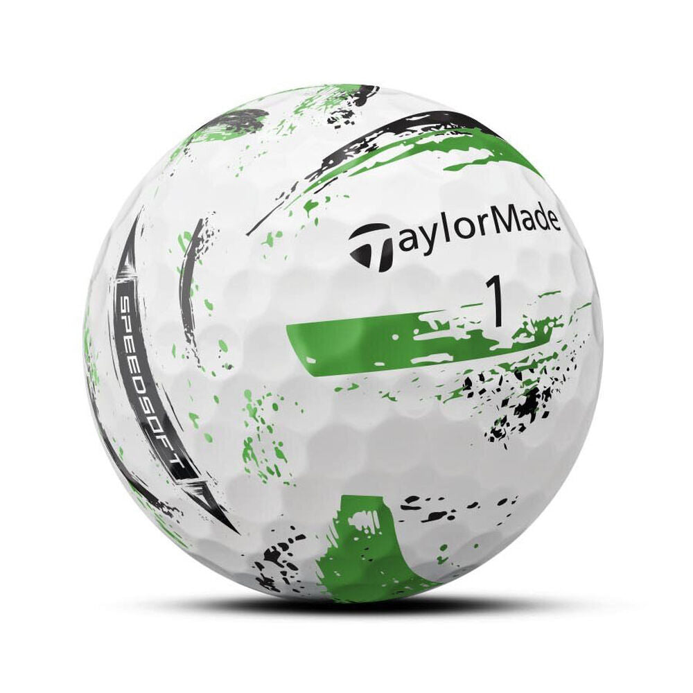 SpeedSoft Green Ink Golf Balls Main View