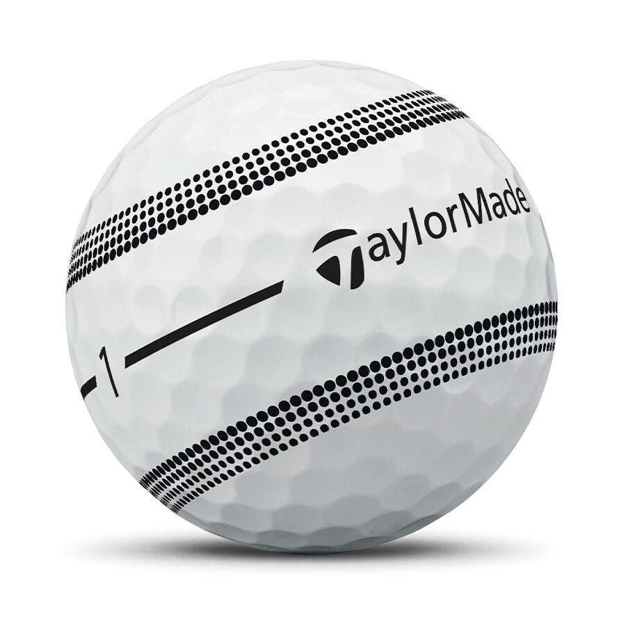 TaylorMade TP5 Stripe Golf Balls close up