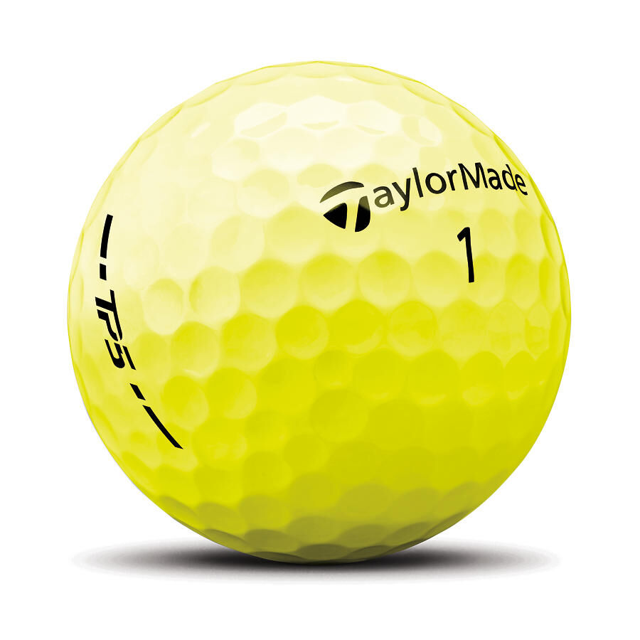 TaylorMade TP5 Yellow Golf Balls single ball