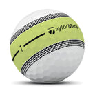 TaylorMade Tour Response Stripe Golf Balls Neon Yellow