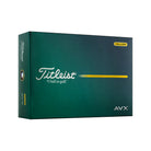 Titleist 2026 AVX Yellow Golf Balls Box
