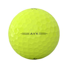 Titleist 2026 AVX Yellow Golf Balls Side View
