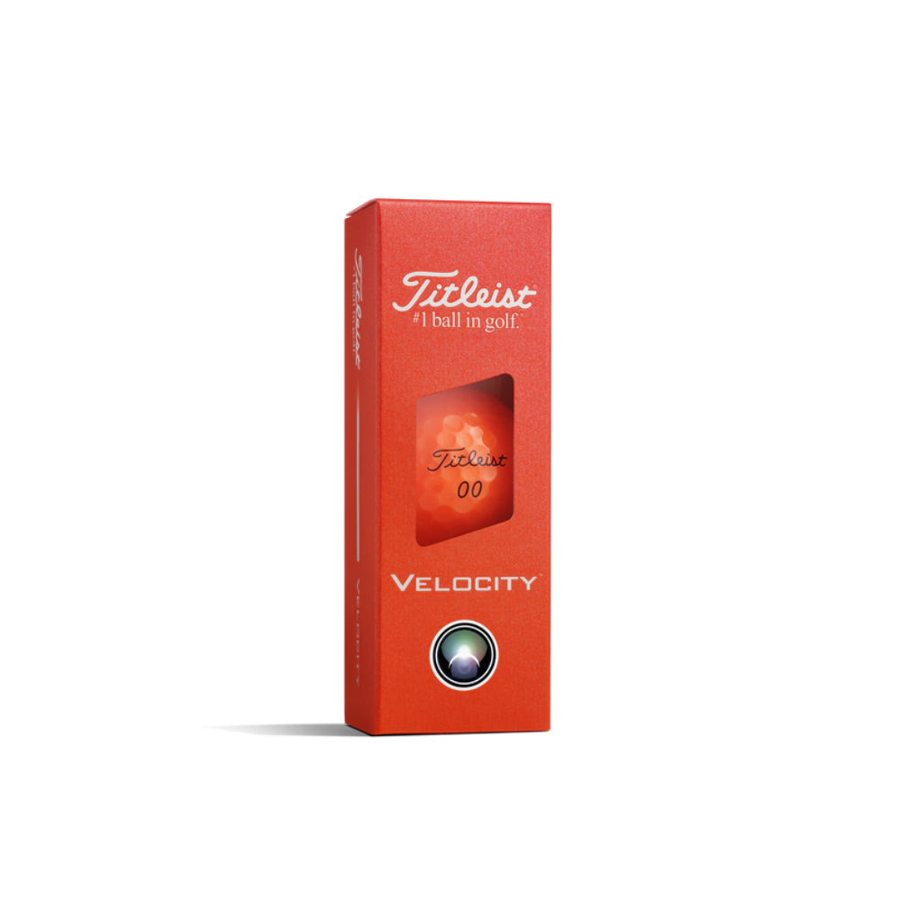 Titleist 2026 Velocity Orange Golf Balls Sleeve