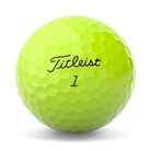 Titleist AVX Yellow Golf Balls Main View with Logo
