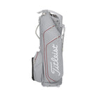 Titleist Hybrid 14 Stand Bag (Cool Gray/Crimson/White) Side View