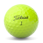 Titleist Pro V1 Yellow Golf Balls Main View with Logo