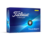Titleist Tour Soft Yellow Golf Balls Box