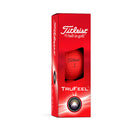 Titleist TruFeel Matte Red Golf Balls Sleeve