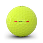 Titleist 2026 TruFeel Yellow Golf Balls Side View