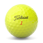 Titleist TruFeel Yellow Golf Balls Main View with Logo