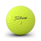 Titleist 2026 TruFeel Yellow Golf Balls Logo View