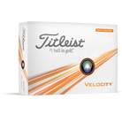 Titleist Velocity Matte Orange Golf Balls Box
