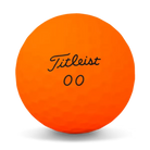 Titleist Velocity Matte Orange Golf Balls Main View with Logo
